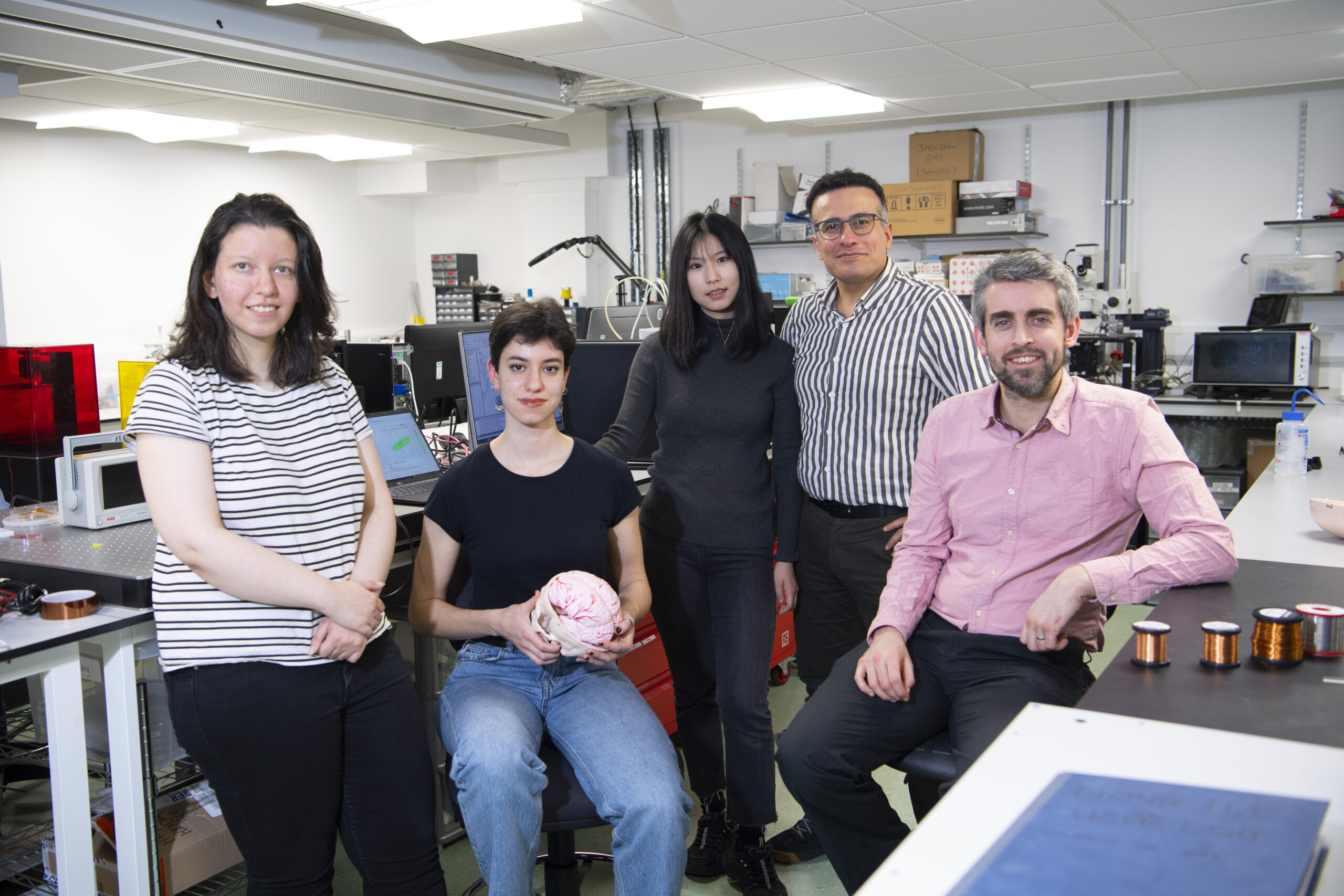 A photo of the CROSSBRAIN research team